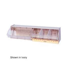 Quantum Dividable Tip Out Bin QTB411 6 Dividers 23-5/8 x 5-1/4 x 5-15/16 White
