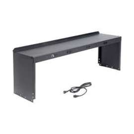 Global Industrial Steel Power Riser, 60"W x 15"D, Black