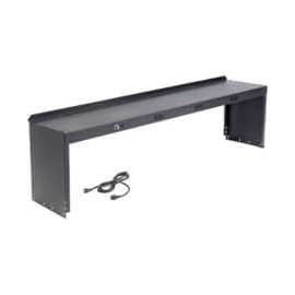 Global Industrial Steel Power Riser, 72"W x 15"D, Black