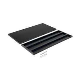Global Industrial Shelves For 48"Wx18"D Storage Cabinet, Black, 2 Pack