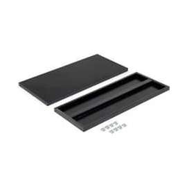 Global Industrial Shelves For 36"Wx24"D Storage Cabinet, Black, 2 Pack