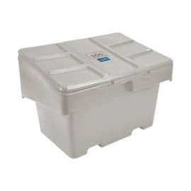 Global Industrial Lockable Outdoor Storage Container, 42"Lx29"Wx30"H, 11 Cu. Ft., Yellow