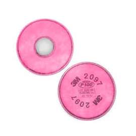 3M Particulate Filter 2097/07184(AAD), P100 Respiratory Protection, 2/PK
