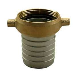 Apache 43077252 3" Aluminum Female Short Shank Coupling w/ Brass Nut