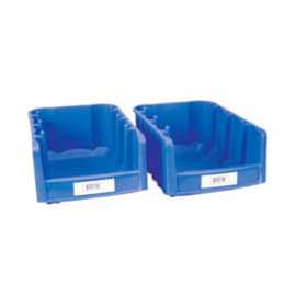 Aigner Bin Buddy BB-13 Adhesive Label Holder (Top/Bottom) 1" x 3" for Bins, Pack of 25