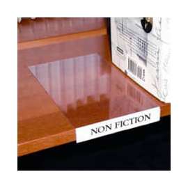 Label Holder, Moveable Shelf, Clear (10 pcs/pkg)