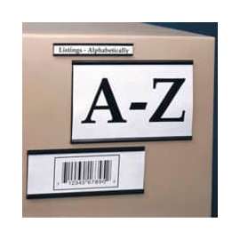 Magnetic "C" Channel Label Holder, 1" x 2" (25 pcs/pkg)