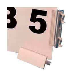 Slip N Stik, Warehouse Aisle Sign Kit, 8-1/2" x 11" Self Adhesive, White (10 pcs/pkg)