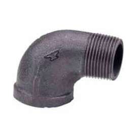 1 In. Black Malleable Street 90 Degree Elbow 150 PSI Lead Free