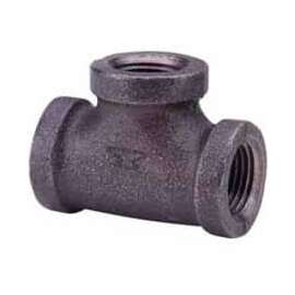 3/4 In. Black Malleable Tee 150 PSI Lead Free