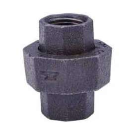 1/2 In. Black Malleable Union 150 PSI Lead Free
