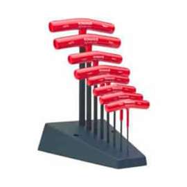 Bondhus 15389 Set 8 Hex T-handles 9" Length 2-10mm with Stand