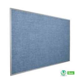 Balt Vin-Tak Tackboard with Aluminum Trim 72"W x 48"H, Pacific Blue