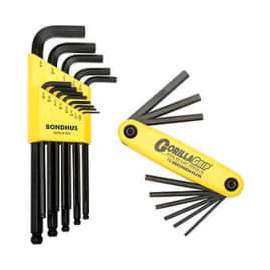 Bondhus 14189 Bonus Pack - Balldriver L-wrench Set 10937 & Gorilla Grip Fold-up Set 12589