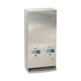 Bobrick ClassicSeries 25 Cent Surface Mount Sanitary Vendor Sq. Edge - B-2706 25