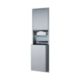 Bobrick ClassicSeries Recessed Convertible Folded Paper Towel Dispenser/Receptacle