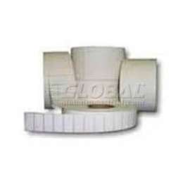 Zebra Perforated Paper Labels, 2"W x 1"L, 3" Core, 8"OD, 10/Pack