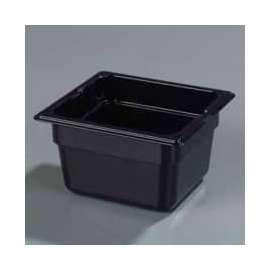 Carlisle Topnotch Food Pan, 6-3/4"L x 6-3/8"W x 4"H, Black