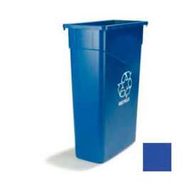 Carlisle TrimLine Recycling Can, 23 Gallon, Blue