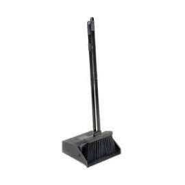 Carlisle Duo-Pan Dustpan And Lobby Broom 36", Black - 36141503