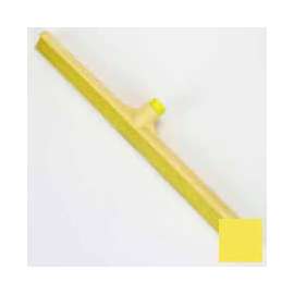 Spectrum Color-Coded One-Piece Rubber Floor Squeegee 24" - Yellow - 3656804