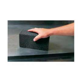 Carlisle Sparta Grill Brick, 8" x 4", Black - 4071000