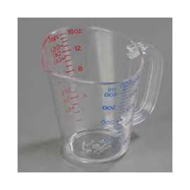 Carlisle 4314207 - Polycarbonate Measure Cup, 1 Pint, Clear