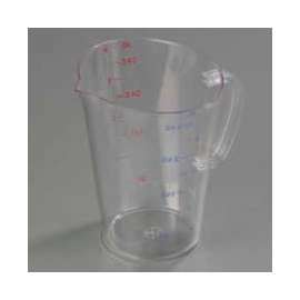 Carlisle 4314507 - Polycarbonate Measure Cup, 1 Gallon- Clear