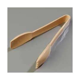Carlisle 460606 - Carly Salad Tongs, Plastic, Beige, 6-7/32" Long