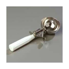 Carlisle 60300-6 - Disher W/ White Handle 4-2/3 Oz