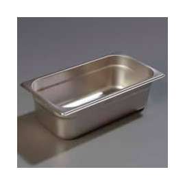 Carlisle 607134 - Durapan Light Gauge One-Third Size Pan 6-7/8" x 12-3/4" x 4" Deep
