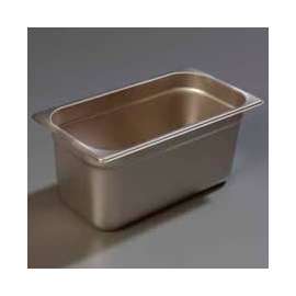 Carlisle 607136 - Durapan Light Gauge One-Third Size Pan 6-7/8" x 12-3/4" x 6" Deep