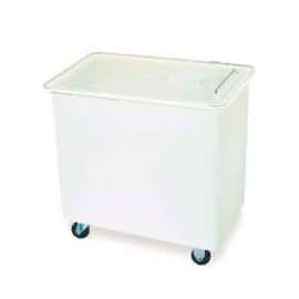 Carlisle Mobile Ingredient Bin W/ Lid, 28-1/2"L x 12-43/64"W x 27-7/8"H, White