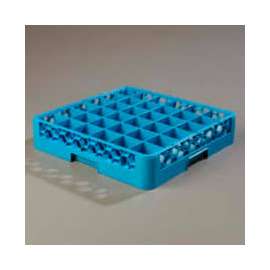 Carlisle RG3614 - Opticlean 36 Compartment Glass Rack, Carlisle Blue