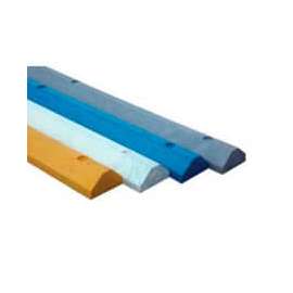 Lightweight Recycled Plastic Car Stop, 72"L x 6"W x 3-1/4"H, White