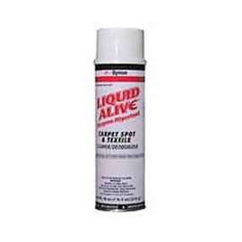 Dymon Liquid Alive Stain Remover/Deodorizer, 20 oz. Aerosol Can, 12 Cans - 33420