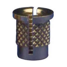 1/4-20 Reverse Slot Press Insert - Brass - 260-4-Rs
