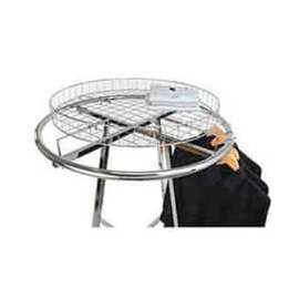 Grid Basket Rack Topper - Chrome