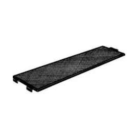 14x45-1/4 Black Half Shelf - Min Qty 4