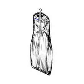 24" X 60", 4 Gauge Vinyl W/ Center Zipper And Side Gusset - Crystal Clear