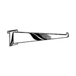 12" Shelf Bracket - Semi-Gloss Black