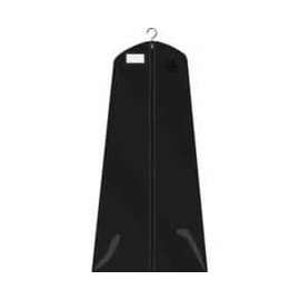 24"/36" X 72", 3 Gauge Vinyl Taffeta W/ Hanging Pocket And Center Zipper - Black