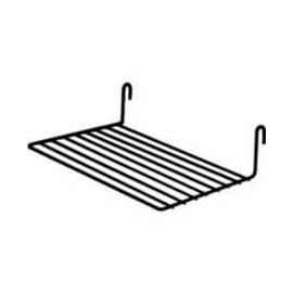12"W x 8"D Straight Shelf - Semi-Gloss Black