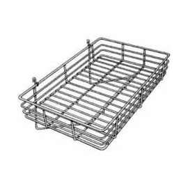 24"W X 15"D X 4-1/2"H Basket - Semi-Gloss Black