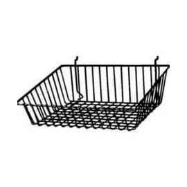 15"W X 12"D X 5"H Sloping Basket - Semi-Gloss Epoxy Chrome