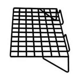 24"W X 14"D Straight Shelf - Semi-Gloss Black