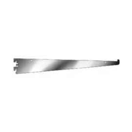 12" Heavy Duty Tap-In Style Shelf Bracket - Chrome