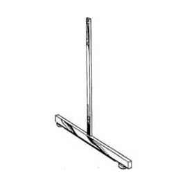 Rectangular Tubing Leg For Grid Panel - Semi-Gloss White