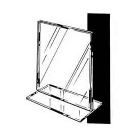 11"W X 7"H Acrylic Sign Holder Horizontal Slantback - Clear