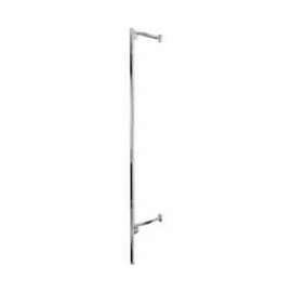 84"H X 1" Square Tubing Outrigger W/ Universal Slotting - Chrome